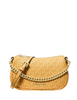 Michael Michael Kors Carmela Small Signature Logo Convertible Crossbody Bag Honeywheat