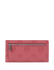 Michael Michael Kors Carson Large Logo Debossed Snap Wallet Hibiscus