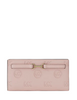 Michael Michael Kors Carson Large Logo Debossed Snap Wallet Powder Blush