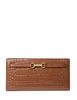 Michael Michael Kors Carson Large Patent Crocodile Embossed Wallet Luggage