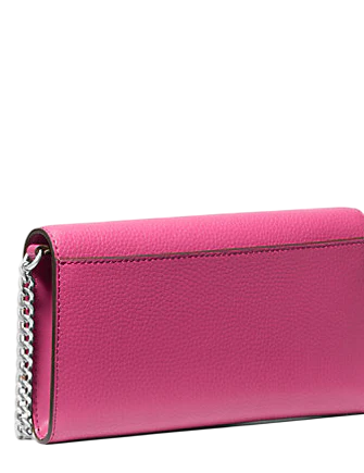 Michael Michael Kors Carson Large Pebbled Leather Convertible Crossbody Bag Dragon Fruit