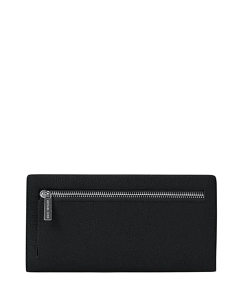 Michael Michael Kors Carson Large Pebbled Leather Wallet Black