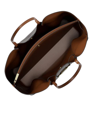 Michael Michael Kors Carson Large Signature Logo Tote Bag Brown