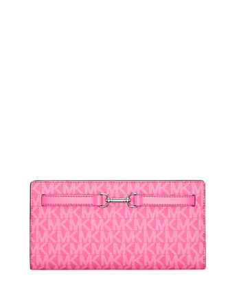 Michael Michael Kors Carson Large Signature Logo Wallet | Brixton Michael Michael Kors Carson Large Signature Logo Wallet | Brixton