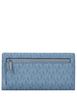 Michael Michael Kors Carson Large Signature Logo Wallet Light Sky