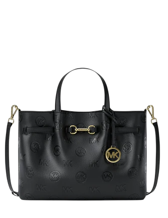 Michael Michael Kors Carson Medium Logo Debossed Satchel