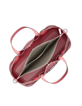 Michael Michael Kors Carson Medium Logo Debossed Satchel Hibiscus