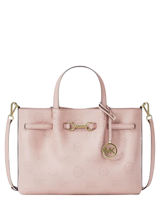 Michael Michael Kors Carson Medium Logo Debossed Satchel