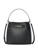Michael Michael Kors Carson Medium Pebbled Leather Convertible Bucket Crossbody Bag Black
