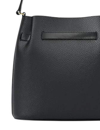 Michael Michael Kors Carson Medium Pebbled Leather Convertible Bucket Crossbody Bag Black