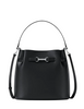Michael Michael Kors Carson Medium Pebbled Leather Convertible Bucket Crossbody Bag Black