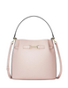 Michael Michael Kors Carson Medium Pebbled Leather Convertible Bucket Crossbody Bag Powder Blush