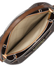 Michael Michael Kors Carson Medium Signature Logo Convertible Bucket Crossbody Bag Brown