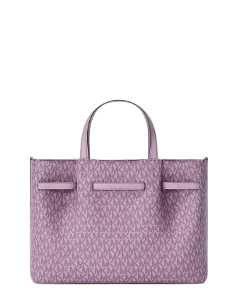 Michael Michael Kors Carson Medium Signature Logo Satchel Lilac