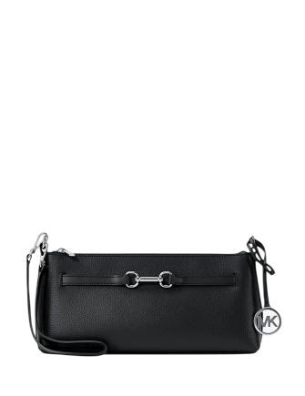 Michael Michael Kors Carson Small Leather Convertible Crossbody Bag Black