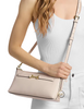 Michael Michael Kors Carson Small Leather Convertible Crossbody Bag Light Cream