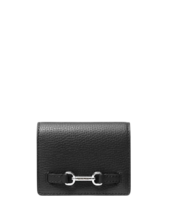 Michael Michael Kors Carson Small Pebbled Leather Wallet Black