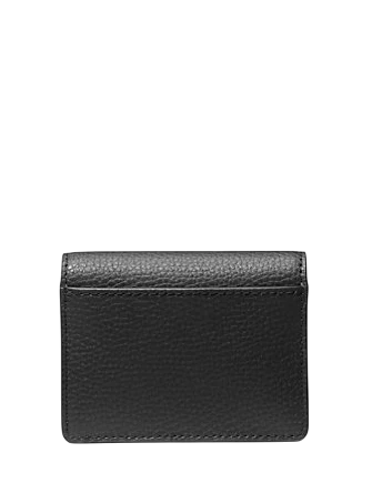 Michael Michael Kors Carson Small Pebbled Leather Wallet Black