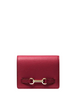 Michael Michael Kors Carson Small Pebbled Leather Wallet Cherry