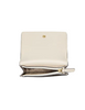 Michael Michael Kors Carson Small Pebbled Leather Wallet Light Cream