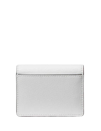 Michael Michael Kors Carson Small Pebbled Leather Wallet Optic White