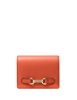 Michael Michael Kors Carson Small Pebbled Leather Wallet Red Clay