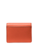 Michael Michael Kors Carson Small Pebbled Leather Wallet Red Clay