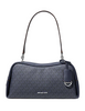 Michael Michael Kors Cecily Medium Signature Logo Shoulder Bag Admiral