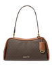 Michael Michael Kors Cecily Medium Signature Logo Shoulder Bag Brown