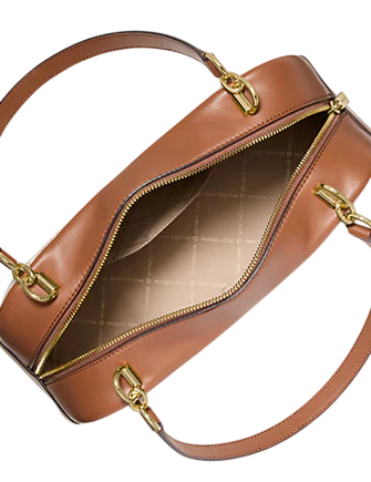 Michael Michael Kors Cecily Medium Signature Logo Shoulder Bag Vanilla