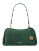 Michael Michael Kors Cecily Medium Suede Shoulder Bag Moss