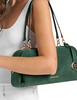 Michael Michael Kors Cecily Medium Suede Shoulder Bag Moss