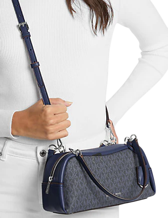 Michael Michael Kors Cecily Small Signature Logo Shoulder Bag Admiral