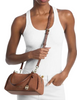 Michael Michael Kors Cecily Small Suede Shoulder Bag Luggage