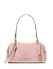 Michael Michael Kors Cecily Small Suede Shoulder Bag Powder Blush