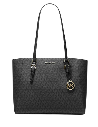 Michael Michael Kors Charlotte Large 3-in-1 Signature Logo Tote Bag Black