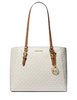 Michael Michael Kors Charlotte Large 3-in-1 Signature Logo Tote Bag Vanilla