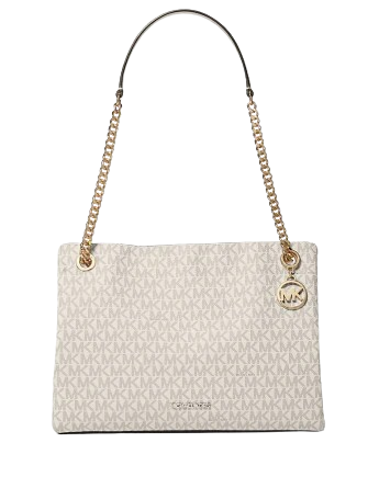 Michael Michael Kors Christina Medium Signature Logo Messenger Bag