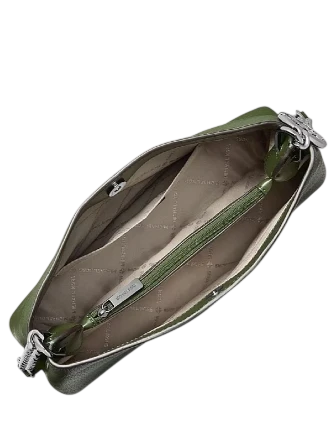 Michael Michael Kors Christina Small Pebbled Leather Crossbody Bag Amazon Green