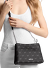 Michael Michael Kors Christina Small Signature Logo Crossbody Bag Black