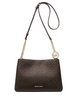 Michael Michael Kors Christina Small Signature Logo Crossbody Bag Brown