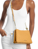 Michael Michael Kors Christina Small Signature Logo Crossbody Bag Honeywheat