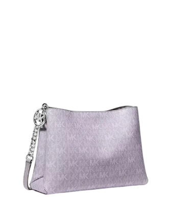 Michael Michael Kors Christina Small Signature Logo Crossbody Bag Lilac