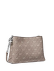 Michael Michael Kors Christina Small Signature Logo Crossbody Bag Mushroom