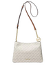 Michael Michael Kors Christina Small Signature Logo Crossbody Bag Vanilla