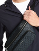 Michael Michael Kors Cooper Logo Belt Bag Admiral Navy and Pale Blue