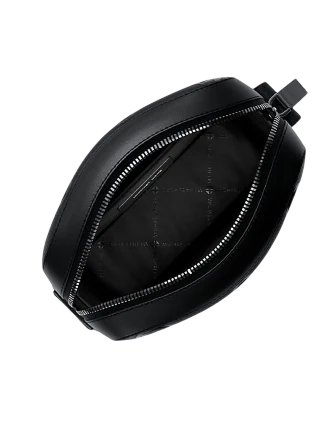 Michael Michael Kors Cooper Logo Debossed Flight Bag Black