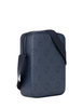Michael Michael Kors Cooper Logo Debossed Flight Bag Navy