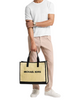 Michael Michael Kors Cooper Medium Hand-Crocheted Tote Bag Natural