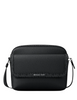 Michael Michael Kors Cooper Medium Pebbled Leather and Signature Logo Camera Crossbody Bag Black